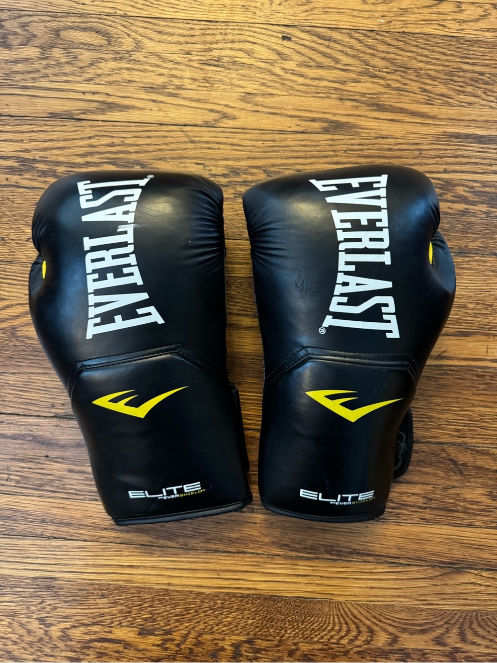 Everlast Elite Pro Style Training Gloves Everlast Boxing Gloves in Black